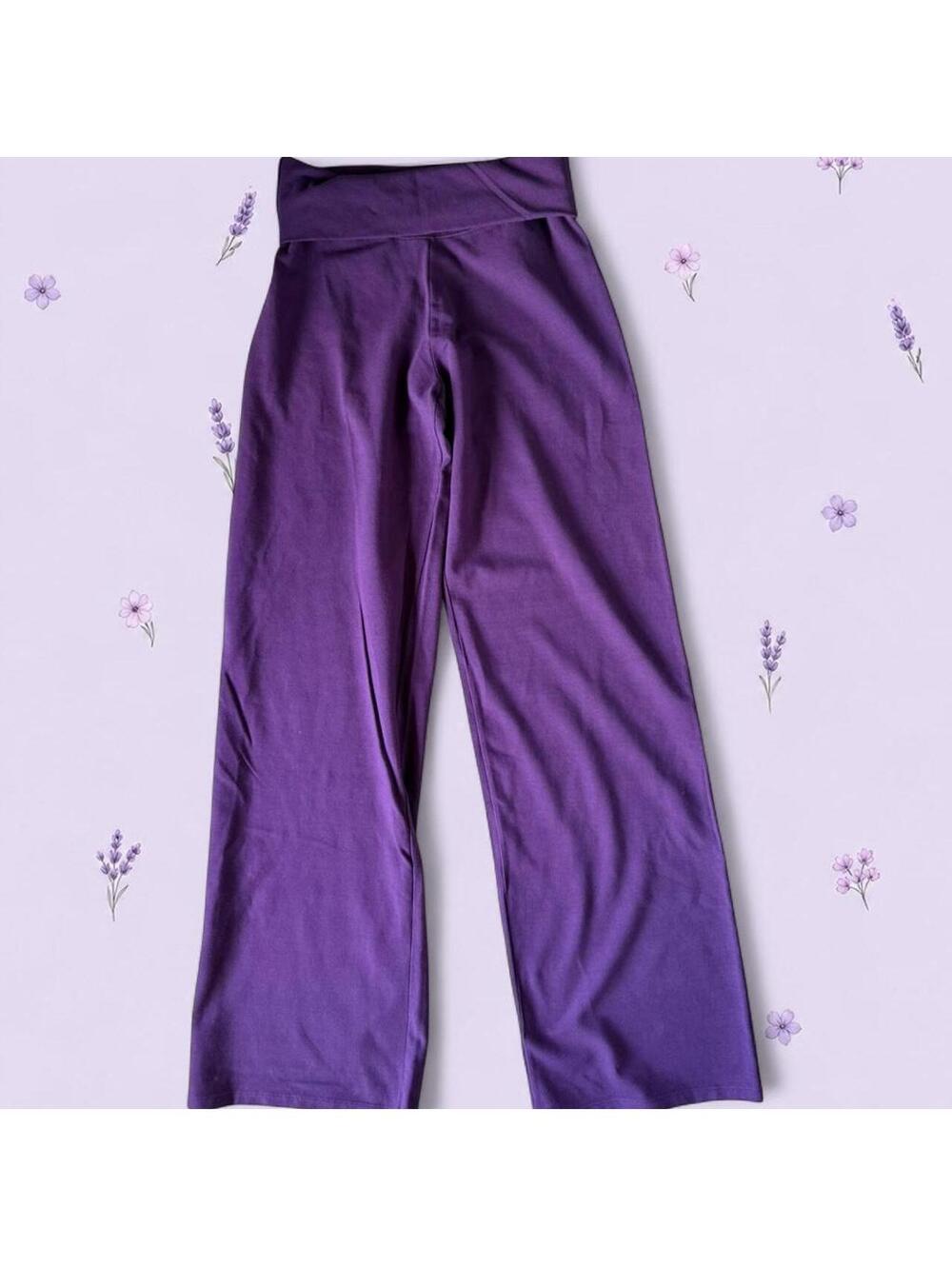Brandy Melville deep purple priscilla pants